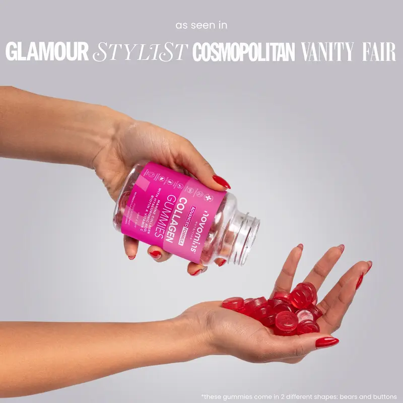 Collagen Gummies - Boost Collagen & Support Hair, Skin, Nails and Joint Health - Superior Type 1 Hydrolysed Collagen - Infused with Biotin, Vitamin C and Hyaluronic Acid - Gluten Free - GMO Free - Gelatine Free 3