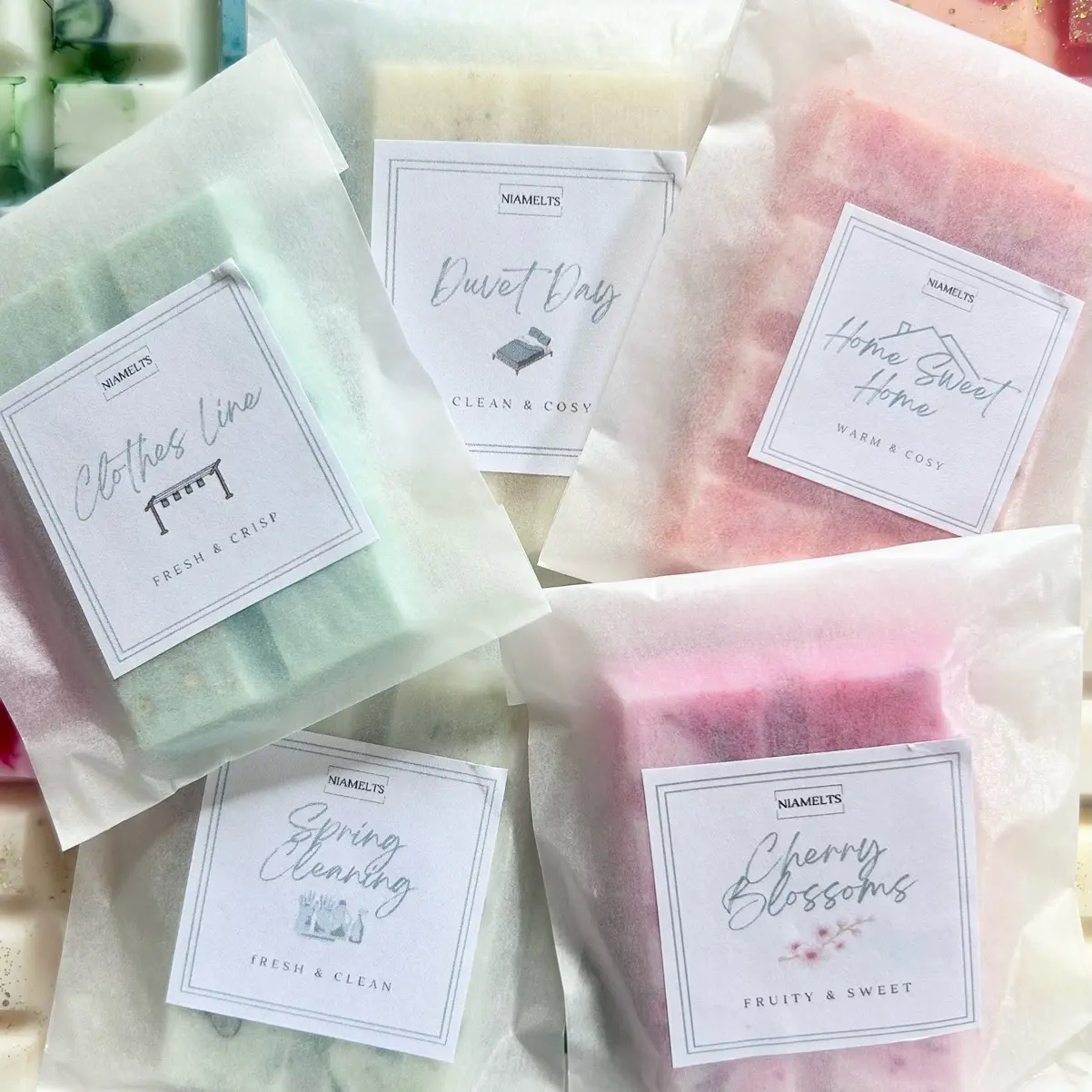 Mini Soy Wax Snap Bars