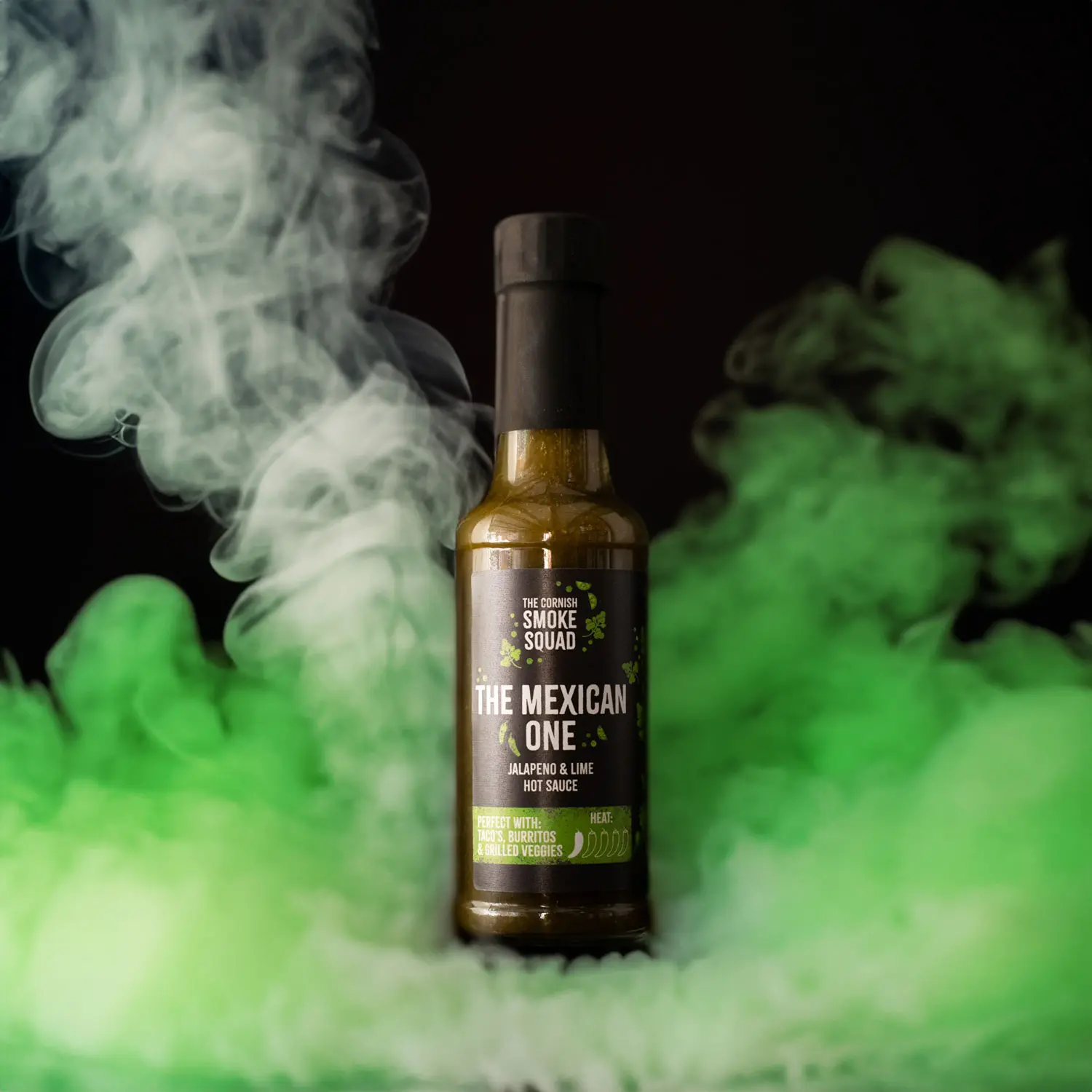The Mexican One | Jalapeño & Lime Hot Sauce | 150ml | The Cornish Smoke Squad