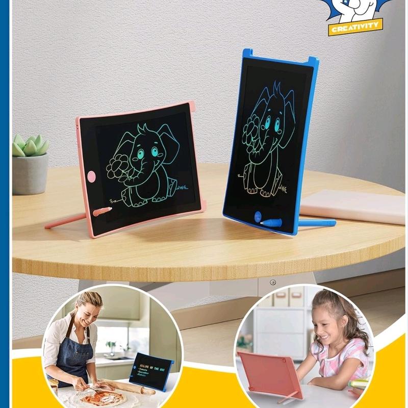 LCD Writing Tablet for Kids with Erasable Drawing Board and Lanyard - 8.5inch Colorful Learning Toys Gift 4