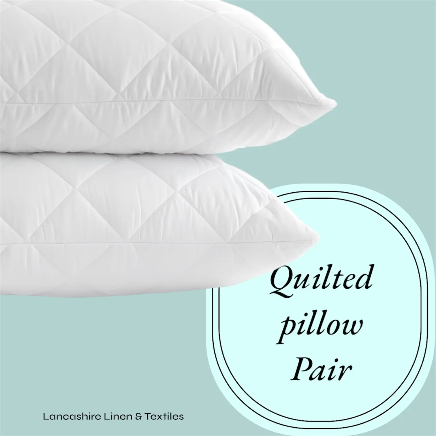2 & 4 pack Quilted pillow anti allergy neck pillow