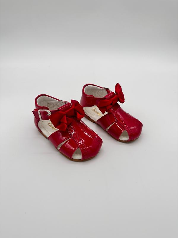 JULIA Red Summer Trendy Bow Kids Shoe 2