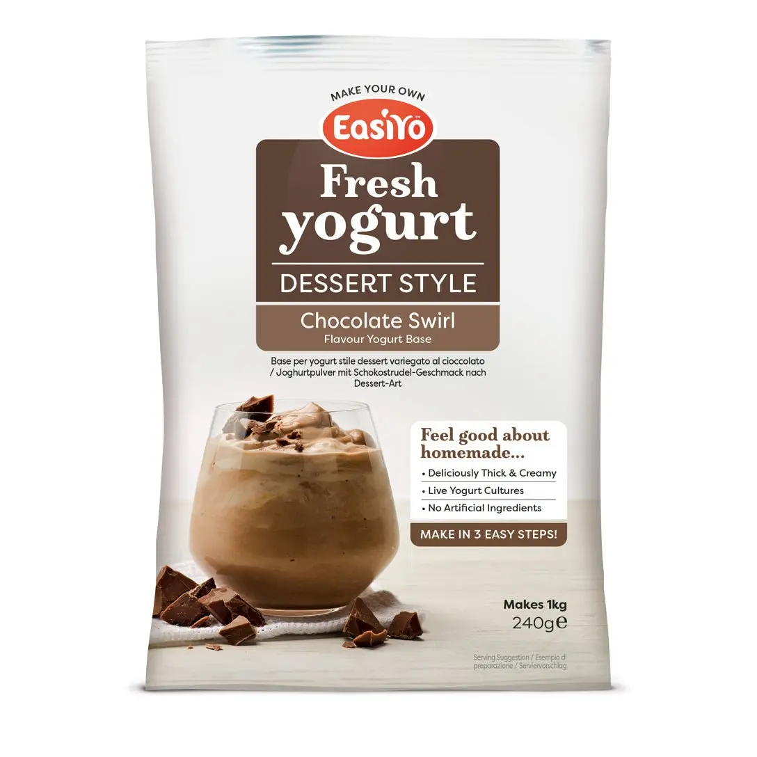 Chocolate Swirl EasiYo Yogurt Sachet Makes 1KG | EasiYo Yoghurt Mix