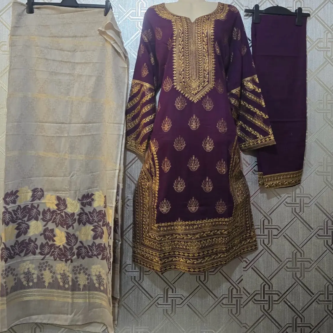 Johra vintage embroidered lawn with banarsi jacquard dupatta Casual Womenswear Casual Wear Summer Comfort