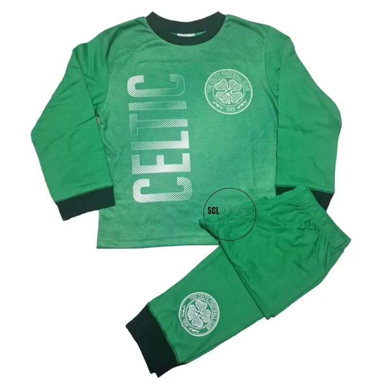 [SCL Clothing] Boys Celtic Football Pyjamas Official Club PJs (Ages: 4 to 12 Years) Christmas Gift 2