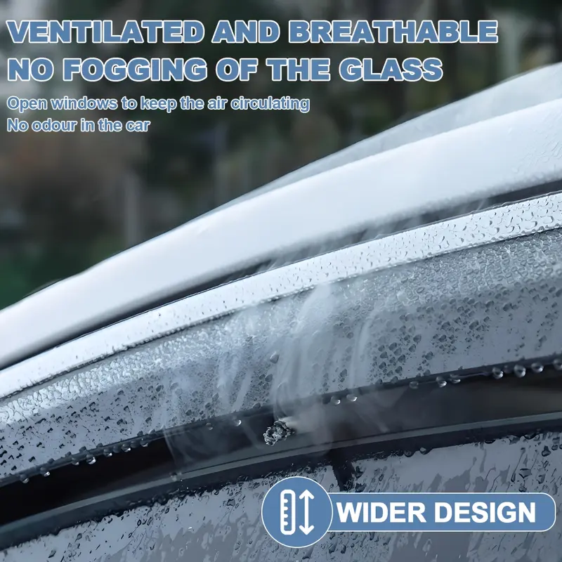 4 Pcs Dark Smoke Wind Deflectors With Clips Window Visors Weather Shields Sun Guard Rain Deflector For Ford For Focus LII MK3 4-Door 5-Doors 2011-2018 Hatch 3