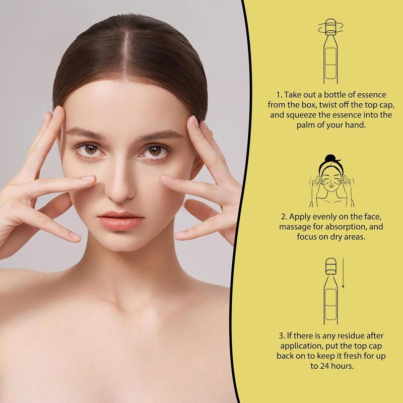 Emergency Repair and Firming Oil-Suspension Serum, Hyaluronic Acid Tubes, Focused Serum for Fine Lines and Wrinkles, Improve Balance, Firmness and Elasticity for Youthful Skin, New Year Gift 6