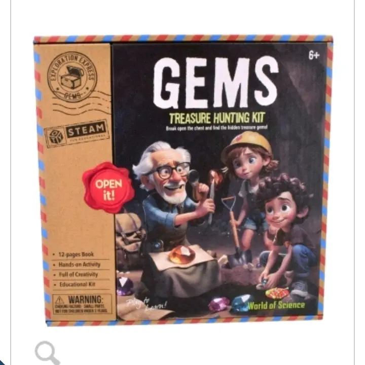 Gems Treasure Hunting Kit In Colour Box 3