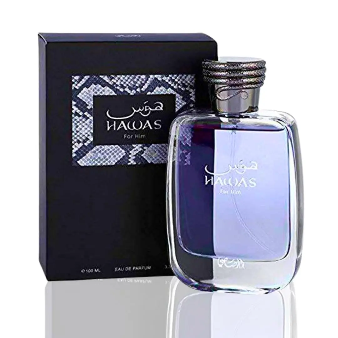 【Free Shipping】Hawas Arab perfume (Hawas Him,Hawas Ice,Hawas Black)for Men Eau DeParfum 100ML(3.4 02) -The newEau de Hawas men's fragrance & thepopular Fau cologne From UAE