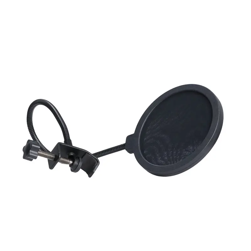 2X Microphone Pop Filter Swivel With Double Layer Sound Shield Guard Wind UK 6