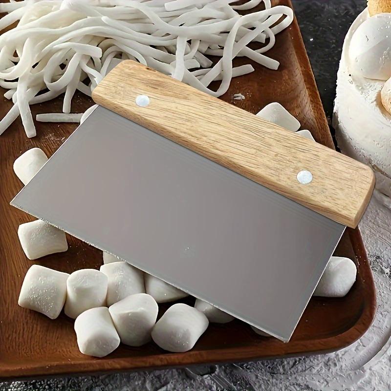 [Multi-Tool Stainless Steel Kitchen] Versatile Stainless Steel Kitchen Tool - Dough Cutter, Vegetable Chopper & Scraper |     Food-Safe Baking Accessory for Home Chefs 0