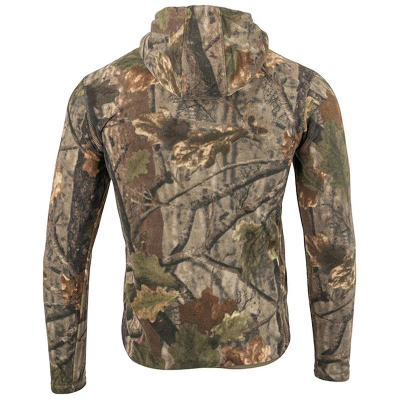 Jack Pyke Fieldman Fleece Hoodie Evo Camo – Men's Thermal Camouflage Pullover | Warm Winter Hunting, Shooting, Fishing, Hiking & Walking Jumper | Hooded Sweater for Outdoor Activities & Cold Weather Gear 5
