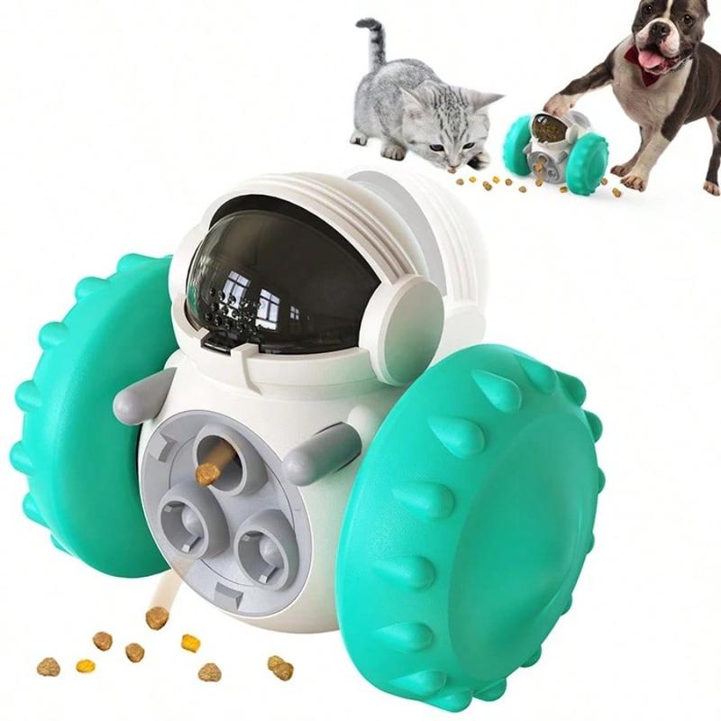 Dog Treat Leaking Toy For Small Big Dogs Tumbler Interactive Toys Puppy Cat Slow Food Feeder Dispenser IQ Training Accessories 8