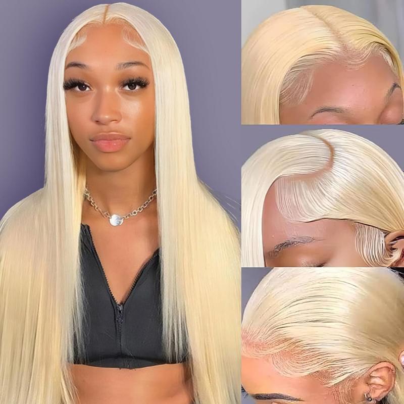 Product Introduction of Human Hair Lace Frontal Wig Straight Lace Front Human Hair Wig Lace Colored Wig For Women Wigs 3