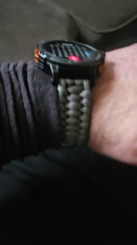 Product Review of Hand-woven Paracord Nylon Rope Watch Band (Band Only), Watch Band for Samsung Galaxy Watch 3 4 5 6, Watch Band for Huawei Watch GT 4 2 3 46mm from B**Q 0