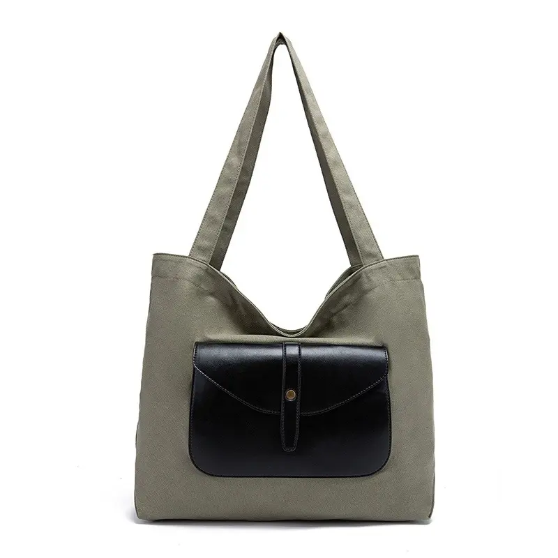 Large Capacity Solid Color Bag, Shopping Bag, Tote Bag, Shoulder Bag 8