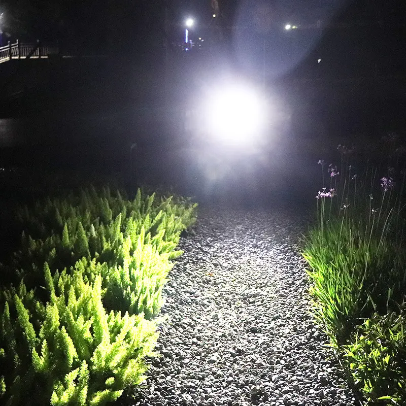 1100LM 3LED Mini EDC Flashlight Keychain Super Bright UV Torch Work Pocket Light 2