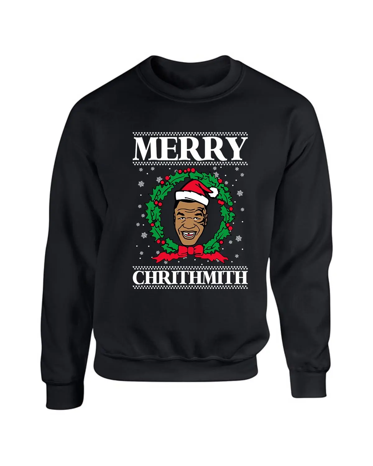 Merry Chrithmith Sweatshirt, Mike Tyson Christmas Jumper, Mike Tyson Merry Chrithmith Sweatshirt, Everyone Has Plan Adult Kids