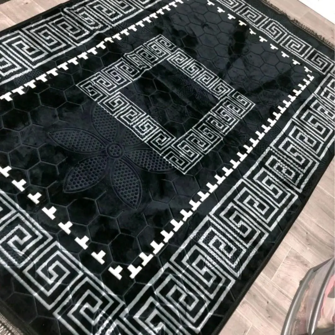 160x230cm non slip machine washable teddy rug ak