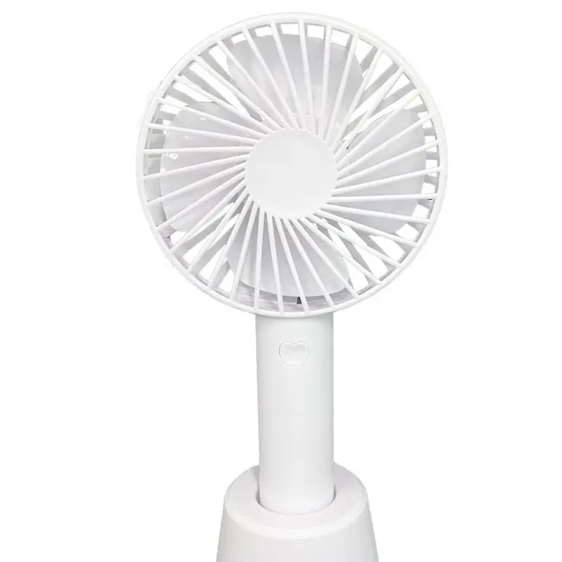 Handy Fan USB, 21cm In Size, 3 speed, Lightweight Portable Fan. Home, Office, Travel., White 2