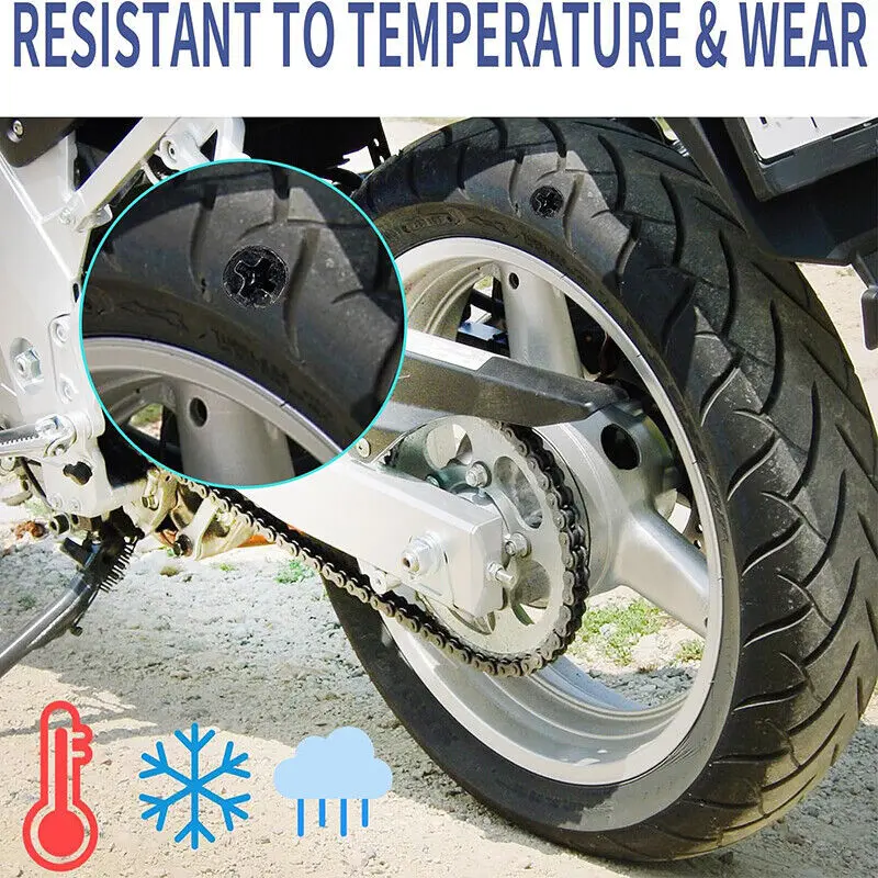 Tire Repair Screw in Rubber Plug Nail Car Tyre Puncture Kit Off-Road Tire 60PCS 2