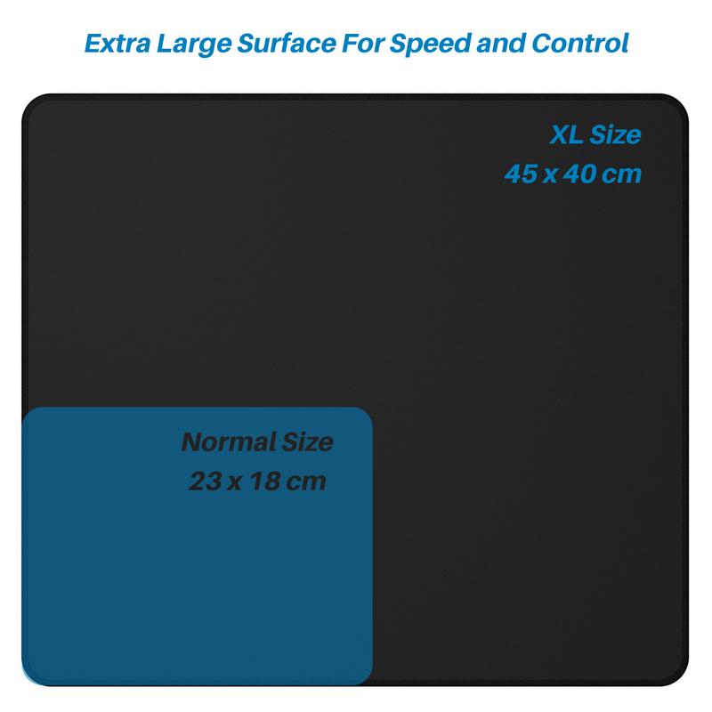 Extra Large Gaming Mouse Mat 40x45 CM Mouse Pad 400mm x 450mm 1