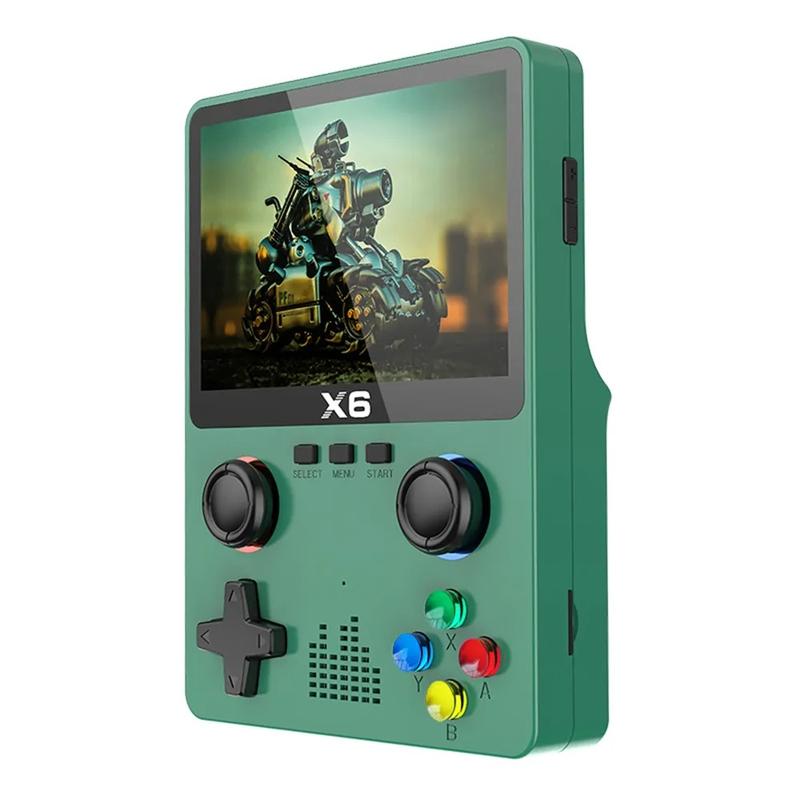 X6 3.5Inch IPS Screen Handheld Game Player Dual Joystick 11 Simulators GBA Video Game Console for Kids Gifts 2