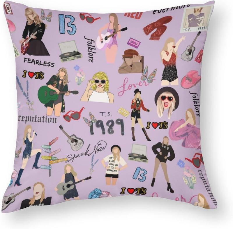 Taylor Swift Throw Blanket Flange Fleece Soft 150x110 & FREE 1 CUSHION COVER NEW 4