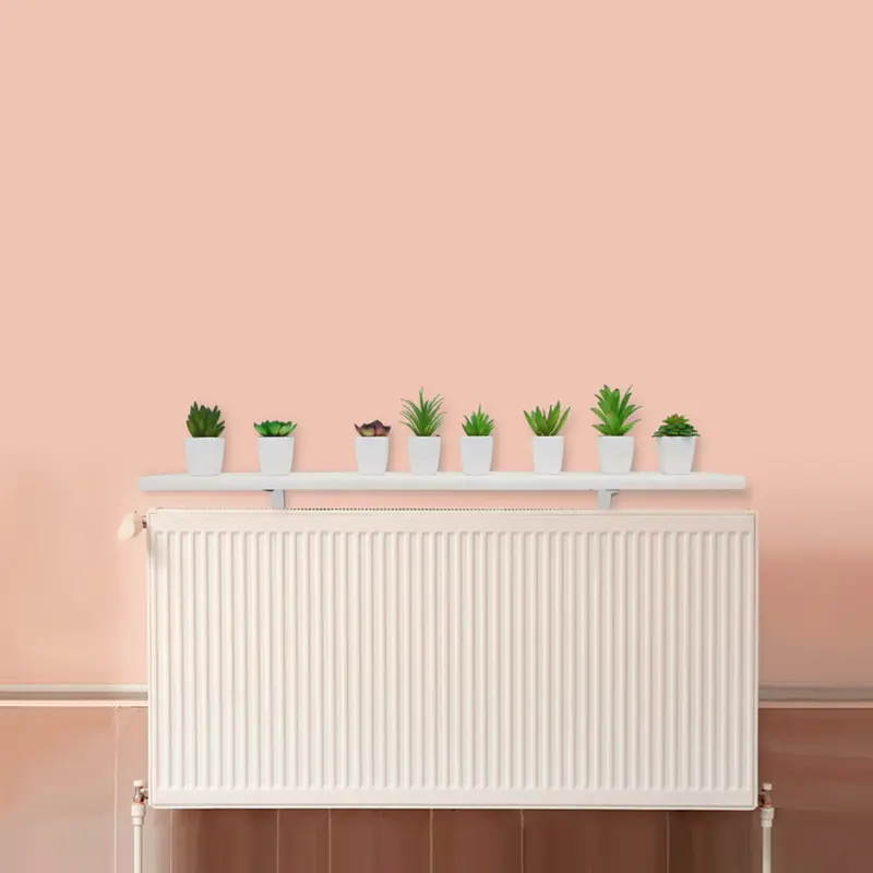 New Round Radiator Shelves Shelf 60cm/90cm MDF Included Brackets corners 5