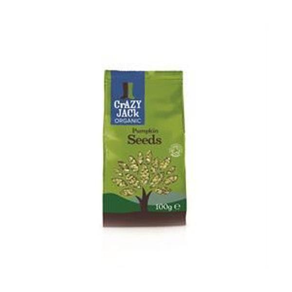Crazy Jack | Crazy Jack Organic Pumpkin Seeds 100g | 100g 0
