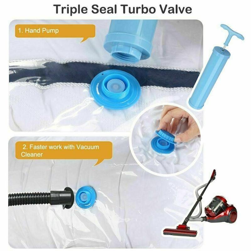 STRONG VACUUM STORAGE SPACE SAVING BAGS VAC BAG SPACE SAVER VACCUM VACUM BAG 7