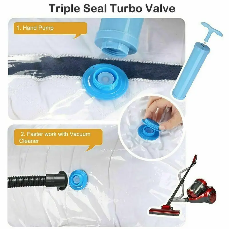 STRONG VACUUM STORAGE SPACE SAVING BAGS VAC BAG SPACE SAVER VACCUM VACUM BAG 7