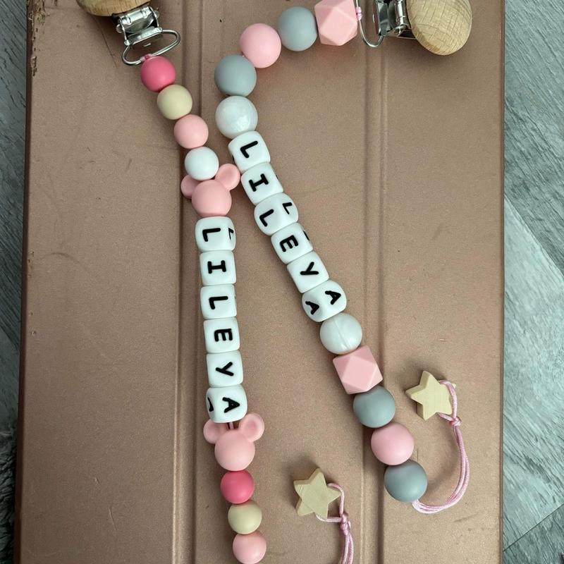Baby Dummy Clip and Teething Ring Bundle - Perfect for Soothing Your Little One 2