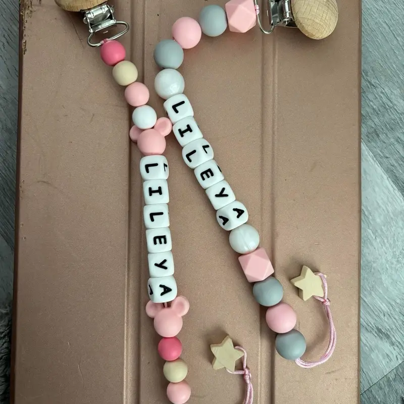 Baby Dummy Clip and Teething Ring Bundle - Perfect for Soothing Your Little One 2