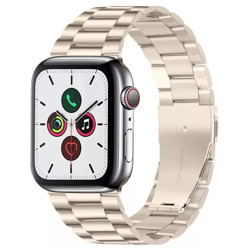 Watch Stainless Steel Strap Metal Bracelet for Series 9 8 7 6 5 4 SE Ultra 3 2 - Wearable Accessories Multicolor 38mm 40mm 41mm 42mm 44mm 45mm 49mm 0