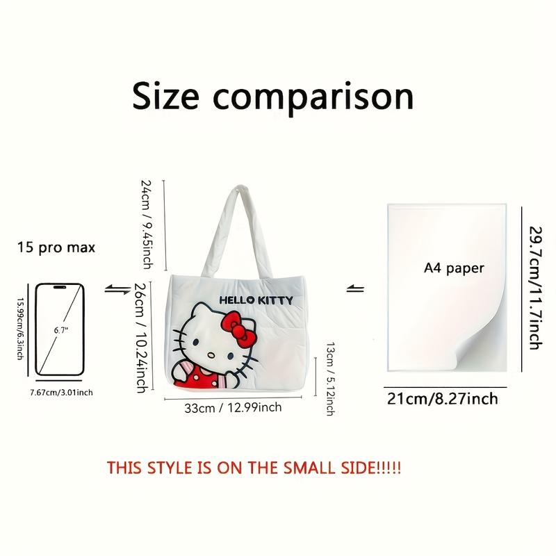 Sanrio Hello Kitty & Kuromi Cute Shoulder Bag - Sweet Style, Durable Polyester, Perfect Gift for Women 5