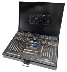 Autojack Metric Tap & Die Set - 40 Piece Split Dies Wrench Kit spanner left hand screwdriver