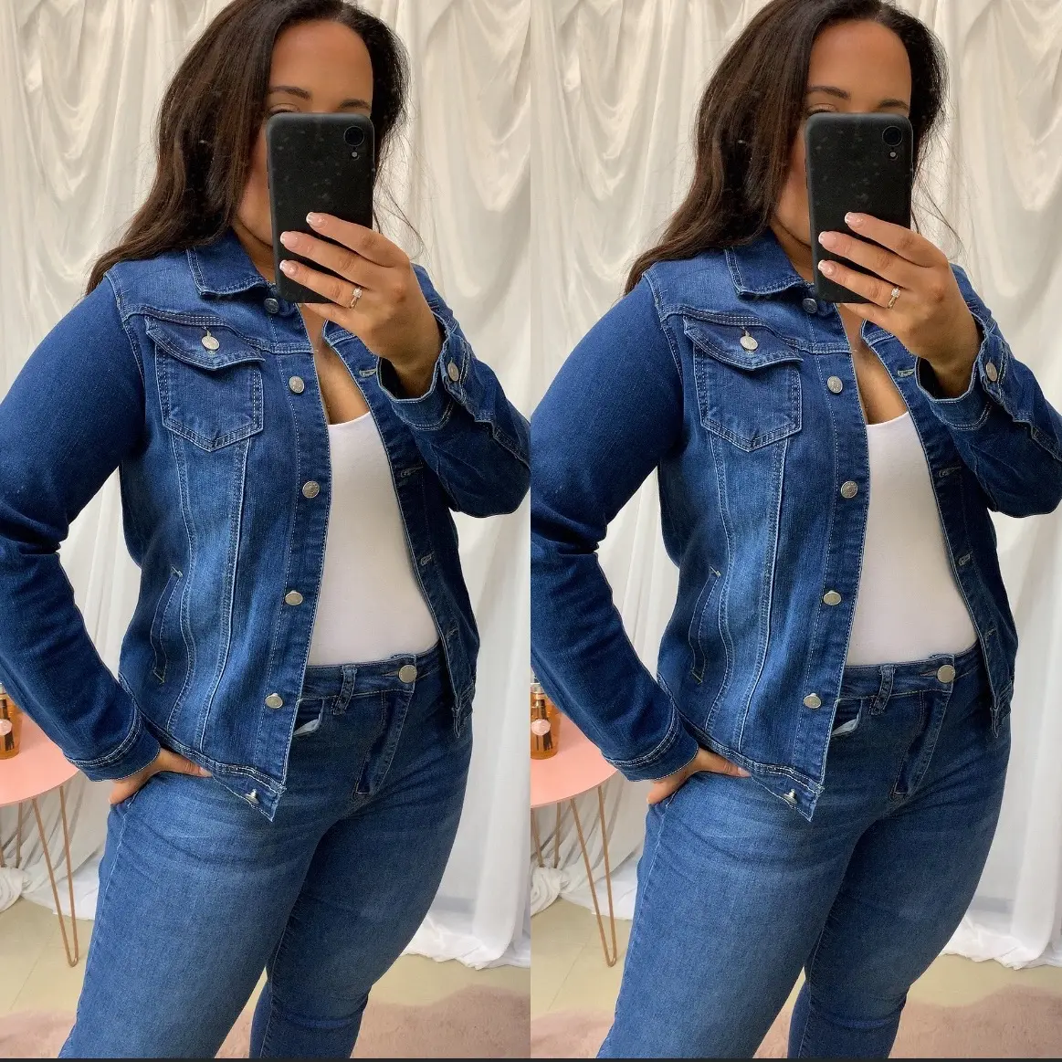 Monica Stretch Denim Jacket