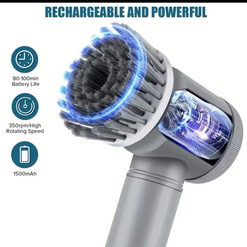 Electric Scrubber Cordless - Powerful Cleaning Solution 2