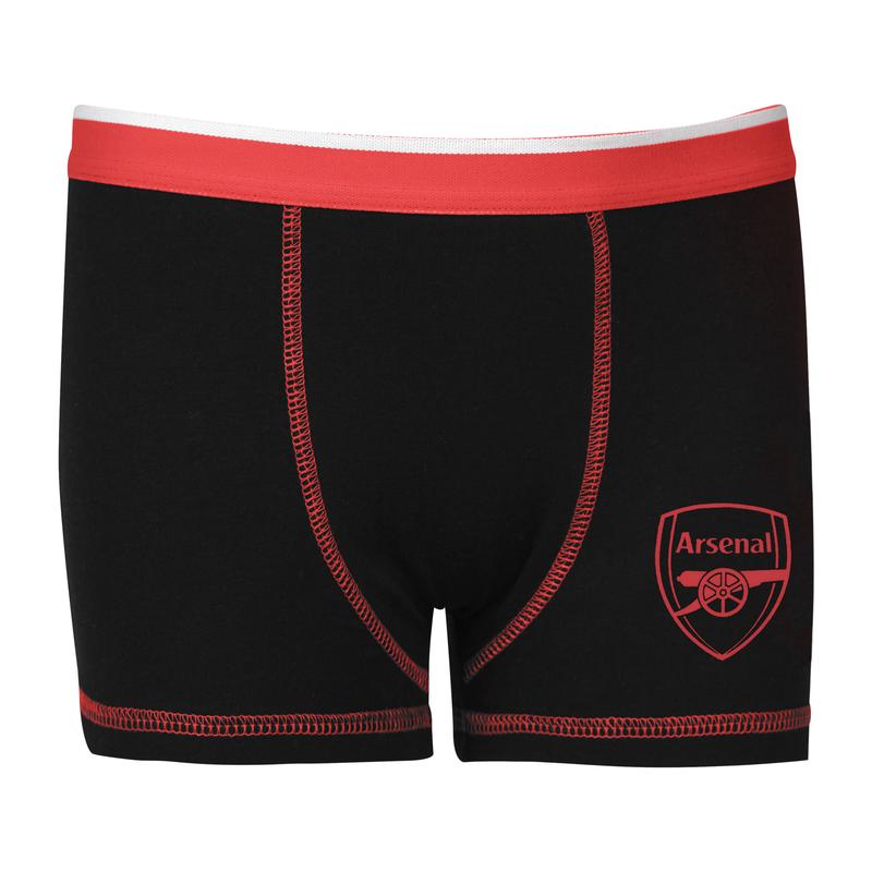 Arsenal F.C. Boys Boxers | Boys Boxer Shorts Pack of 3 | Arsenal Gifts For Boys | Multipack Underwear For Boys 4