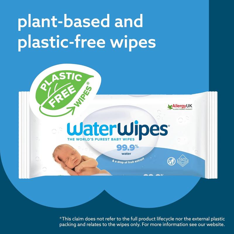 Product Introduction of Plastic-Free Original Baby Wipes, 99.9% Water Based Wipes, Unscented, 720 Count, Pack of 12 - Ideal for Sensitive Skin 4