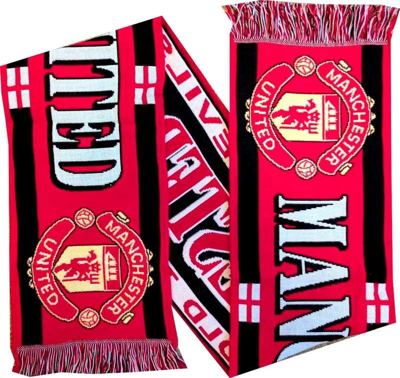 Scarf Manchester united Football Club premier league fan supporter football Acrylic jersey fan flag scarves 1 sided old trafford 0