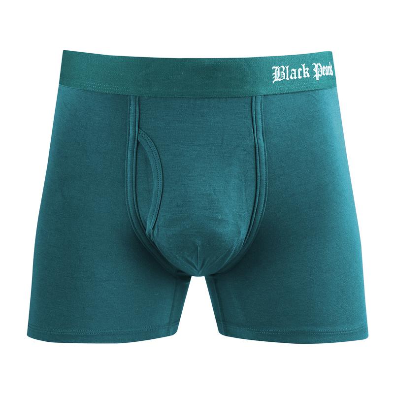 Black Pearls Boxer-Shorts 1pcs, Fly Opening Flatlock, Tagless & comfy underwear for active lifestyle Man Menswear 5