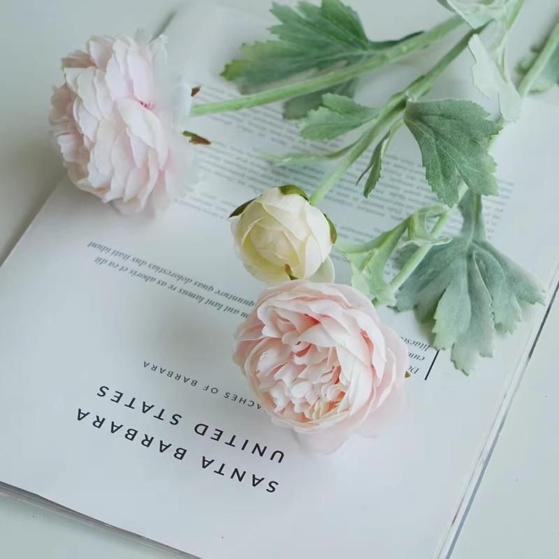 1 PCS 3 Heads Peony Artificial Flower Faux Peony for Home Decoration Event Decoration Wedding Decoration Resturant Decoration 5