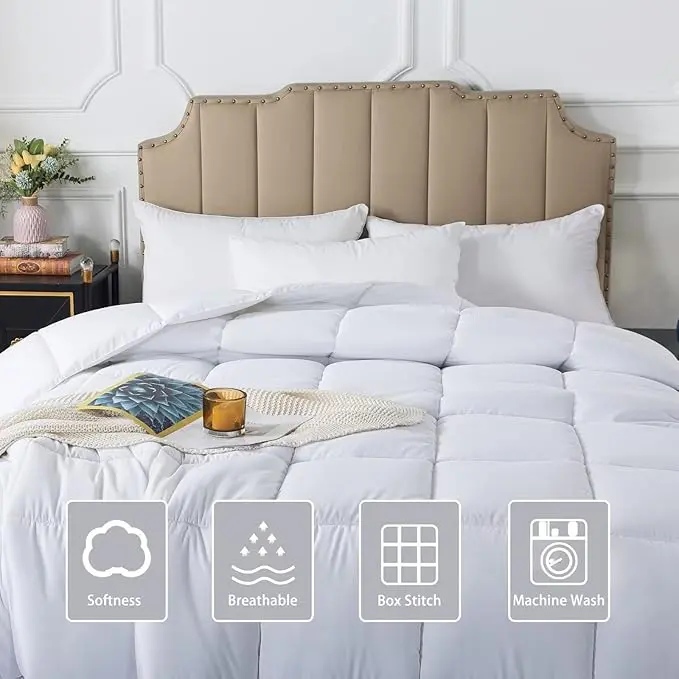 Duvet 13.5 Tog- Premium Duvet Double Bed- Super Quality Double Quilt for Year-Round Comfort - Soft Touch Cover, Hypoallergenic, Machine Washable 3