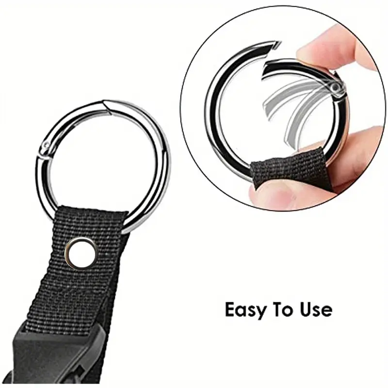 1PC Multi-Functional Luggage Strap with Secure Buckle Closure, Adjustable Anti-Theft Travel Packing Accessory, Durable Nylon with Keychain, Wet Wipe Clean, Compatible with All Sized Suitcases and Backpacks 4