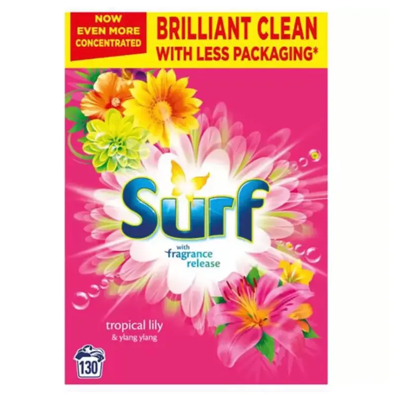 Surf Tropical Laundry Powder, 6.5kg 130 Wash  Household 0