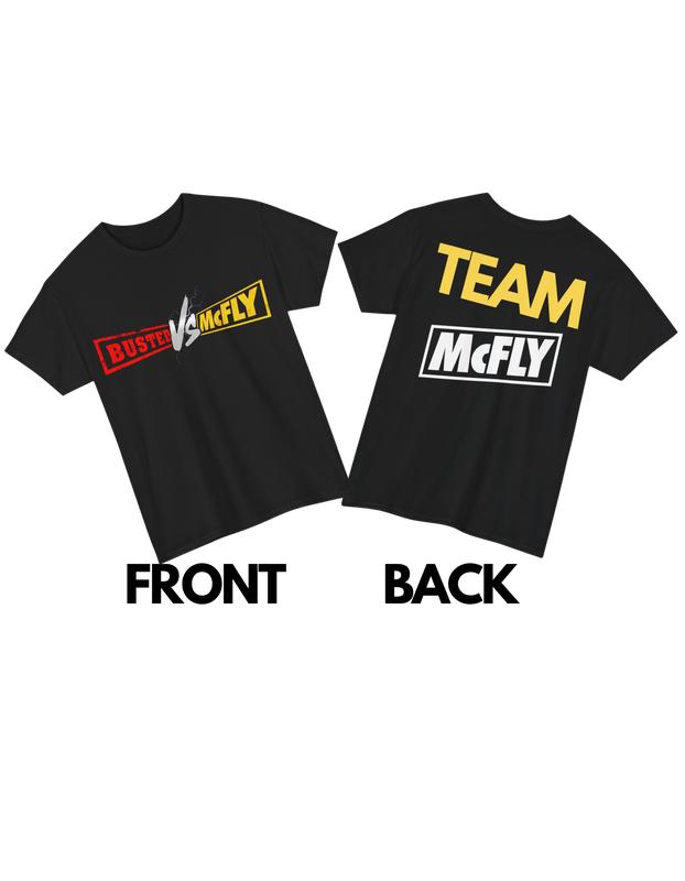 Busted McFly Tour Team McFly Kids T-Shirt/Tee/Top with a unique design. Unisex 1