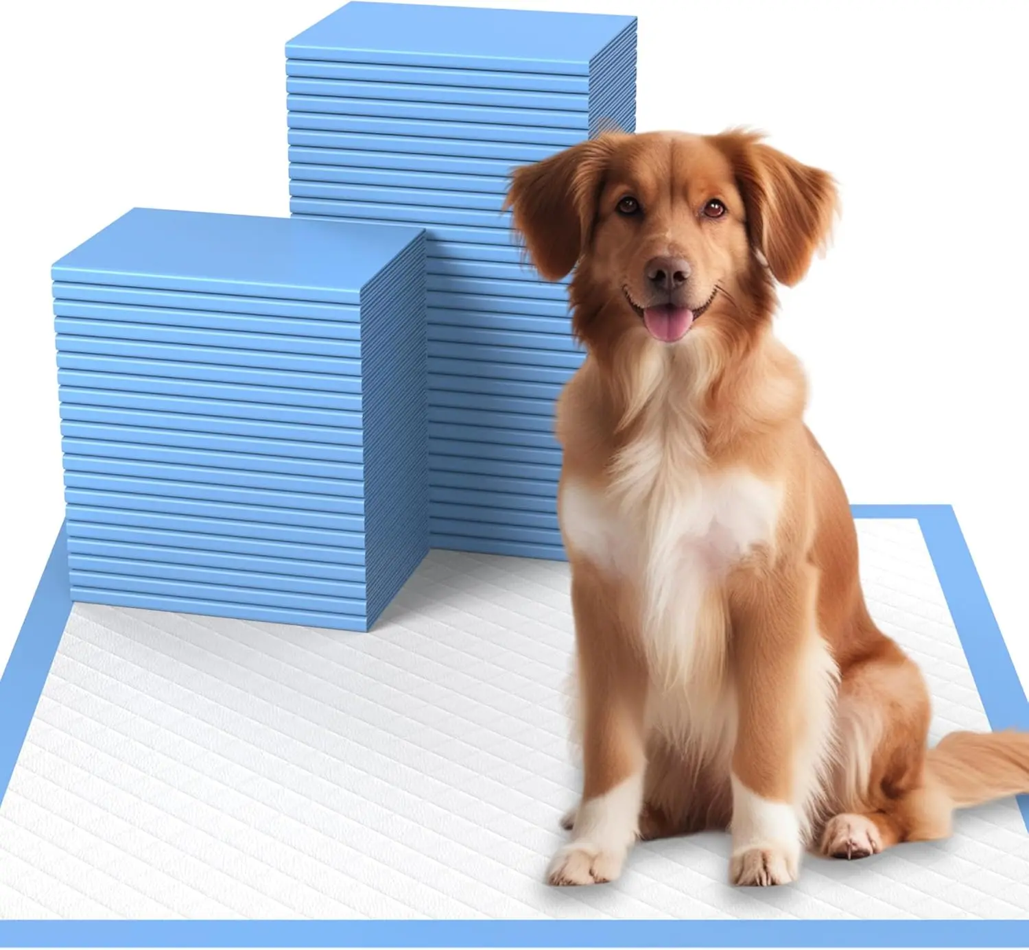 Puppy Pads 50 Pack | Puppy Training Pads | Leak-Proof Puppy Pads | Super-Absorbent Dog Pads | Dog Training Pads | Rapid Drying Design | Heavy Duty Puppy Pads for Dogs & Puppies | 60 x 45CM