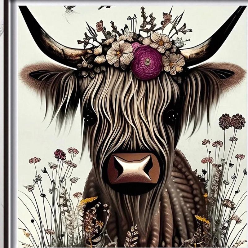 Highland cow diamond art 0